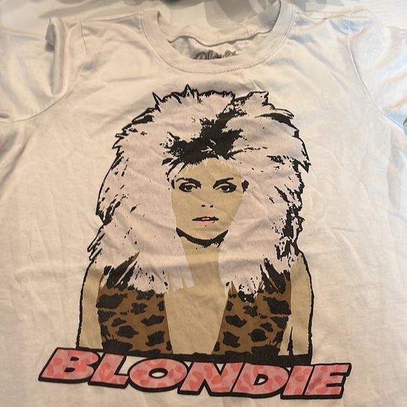 Blonde by Goldie Two Sleeves Classic Fit Crew Tee Sz 00 Blondie White - Picture 3 of 6